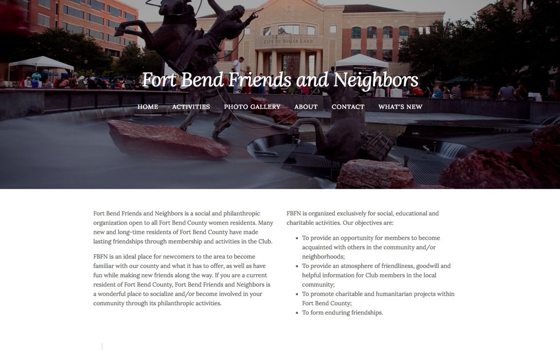 Fort Bend website