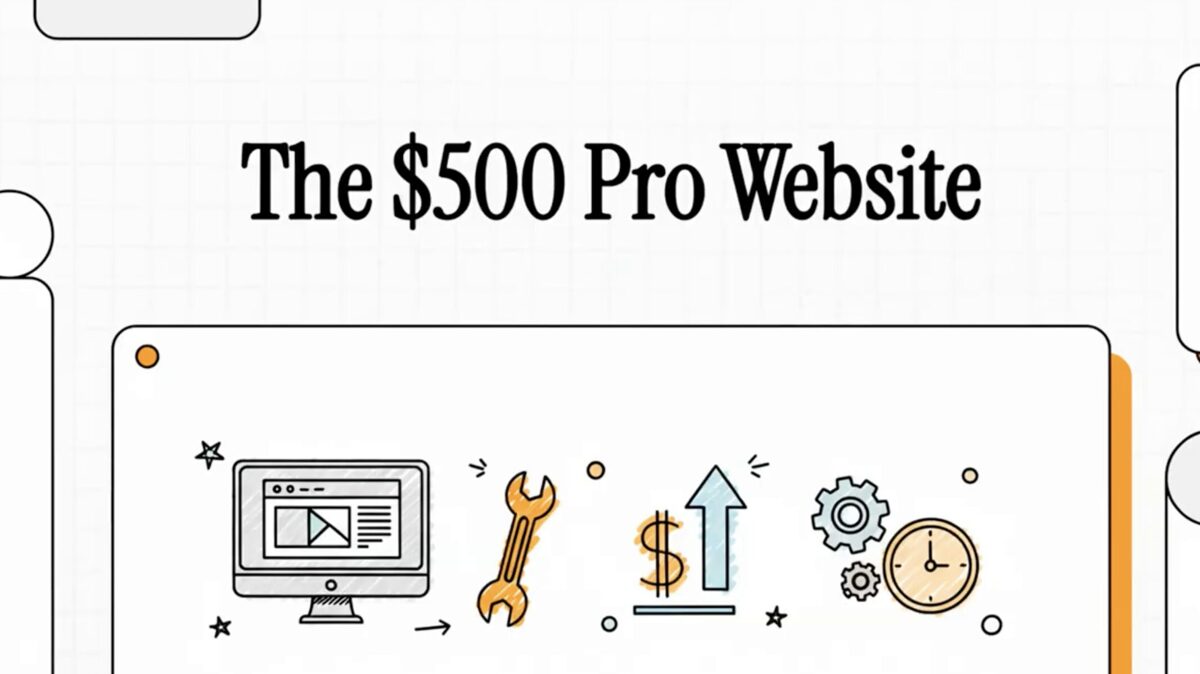 The $500 Pro Website